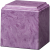 Purple Cube Urn