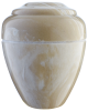 Cream Mocha Keepsake Vase Urn