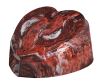 Fire Rock Heart Urn
