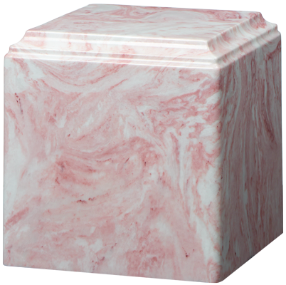 Pink Cube Urn