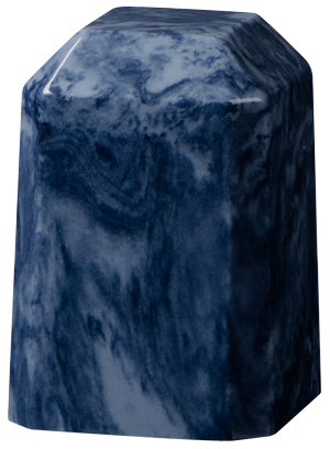Midnight Blue Keepsake Square Urn