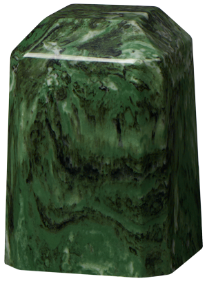 Green Ascota Keepsake Square Urn