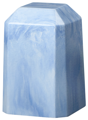 Wedgewood Blue Keepsake Square Urn