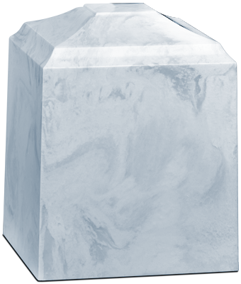 White Carrera Keepsake Medium Urn