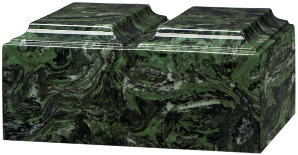 Green Ascota Double Tuscany Urn