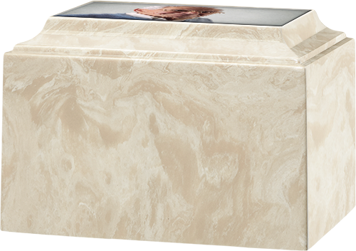 Cream Mocha Tuscany Portrait Urn