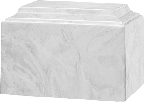 White Carrera Tuscany Urn 