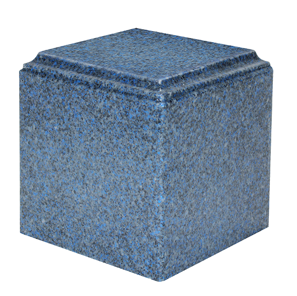 Sapphire Cube Urn