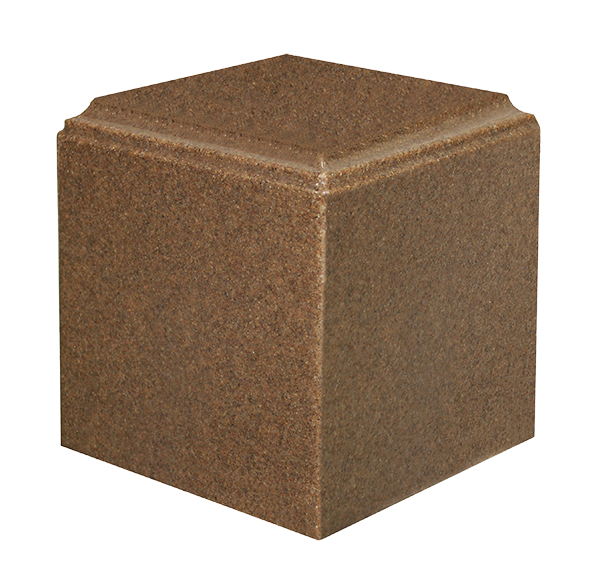 Walnut Cube Urn