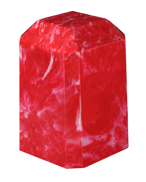 Cherry Red Keepsake Square Urn