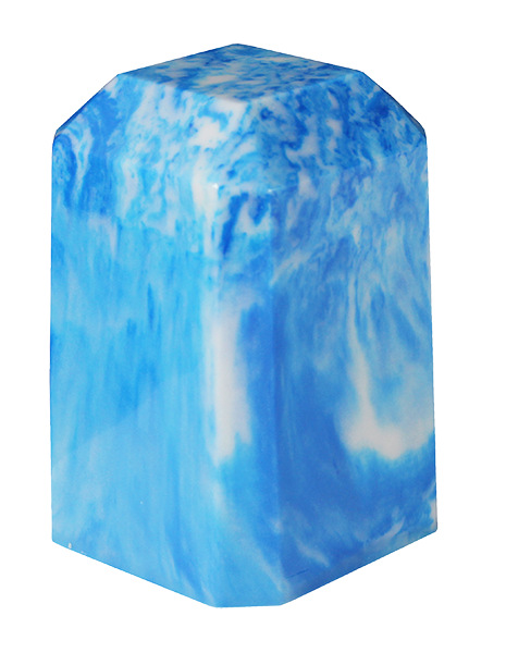 Sky Blue Keepsake Square Urn