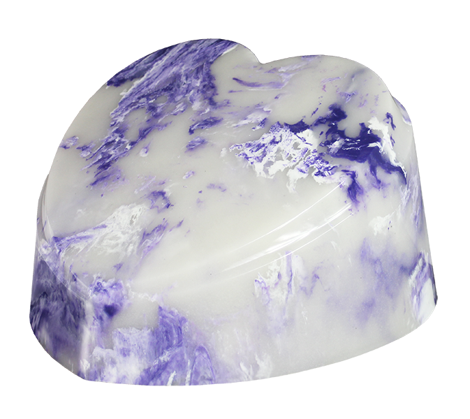 Purple Onyx Heart Urn