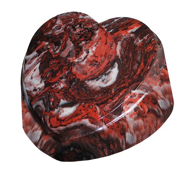 Fire Rock Heart Keepsake