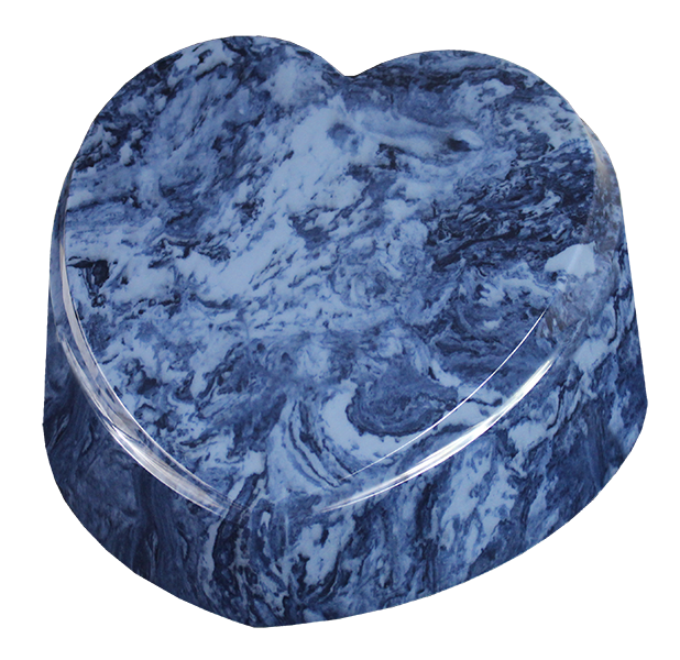 Midnight Blue Heart Keepsake